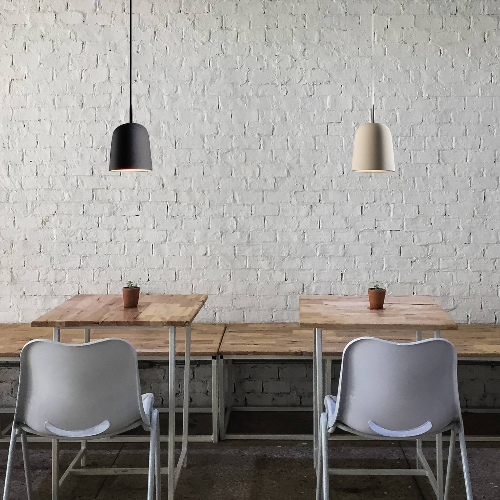 Casablanca Clavio S lampa wisząca 1-punktowa krem/aluminium