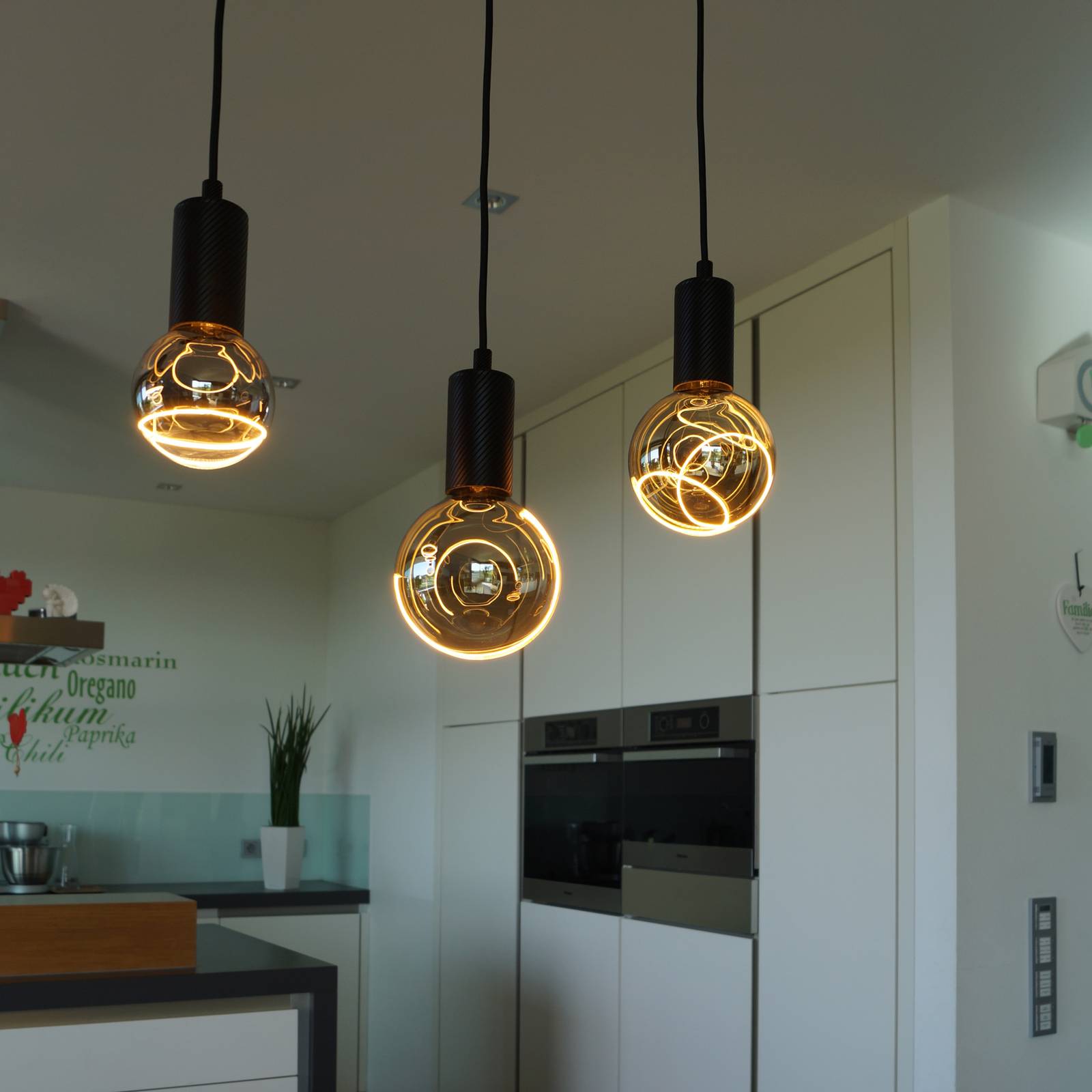 SEGULA Illusion G125 Crescent ukośna E27 6W dym