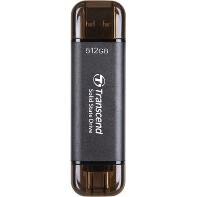 Dysk zewnętrzny SSD Transcend ESD310C 512GB Czarny (TS512GESD310C)