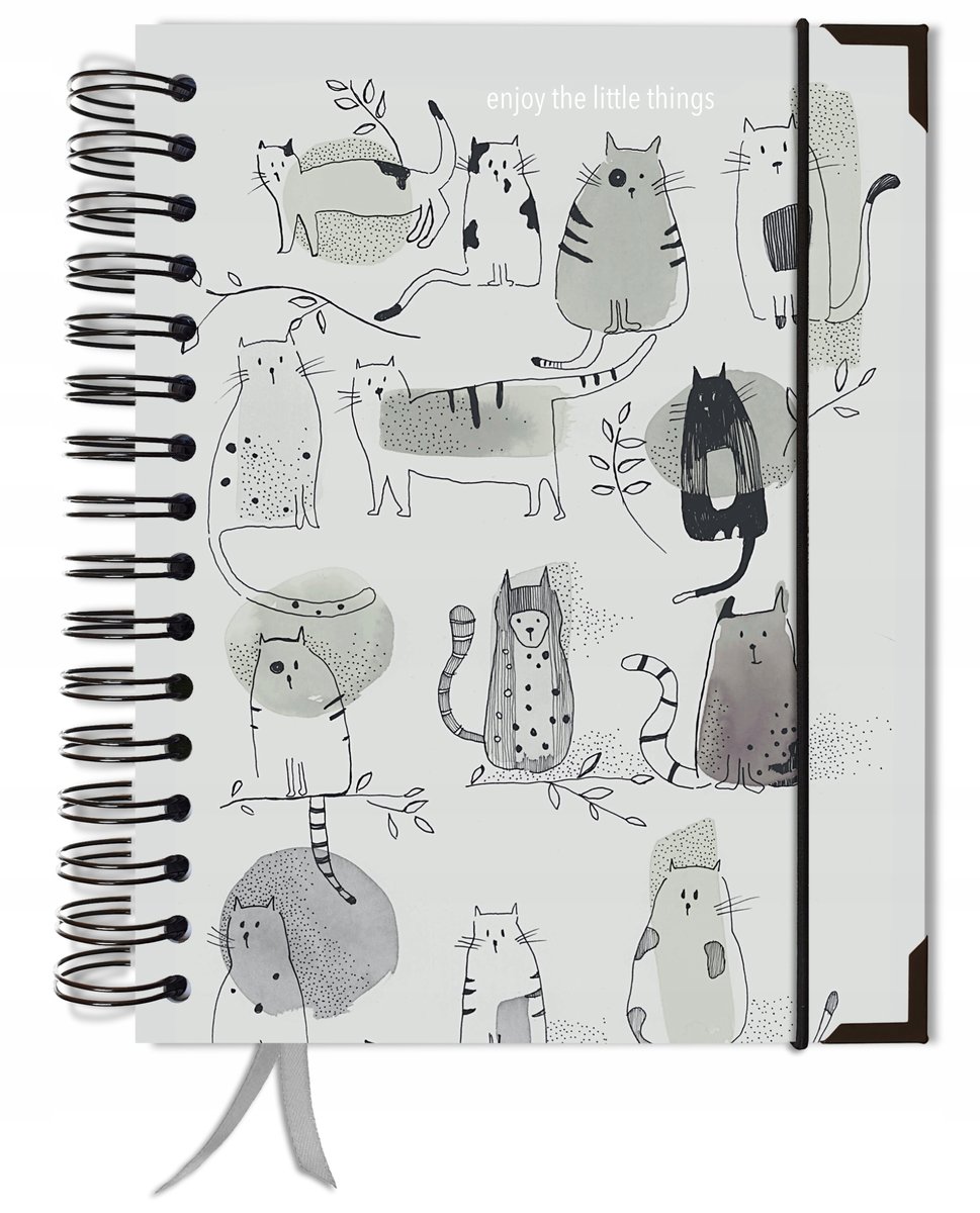 Bujo Bullet journal 180 stron zeszyt A5+ w kropki pamiętnik