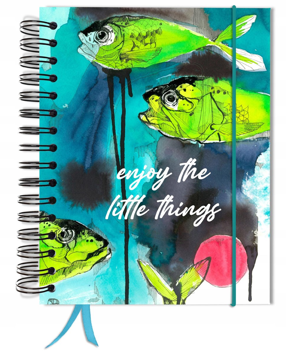 Bullet journal 180 stron notes planer zeszyt A5+ bujo kropki