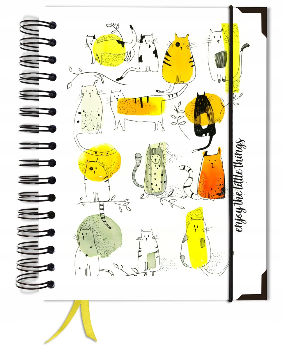 Bullet journal 180 stron notatnik zeszyt w kropki A5+ notes