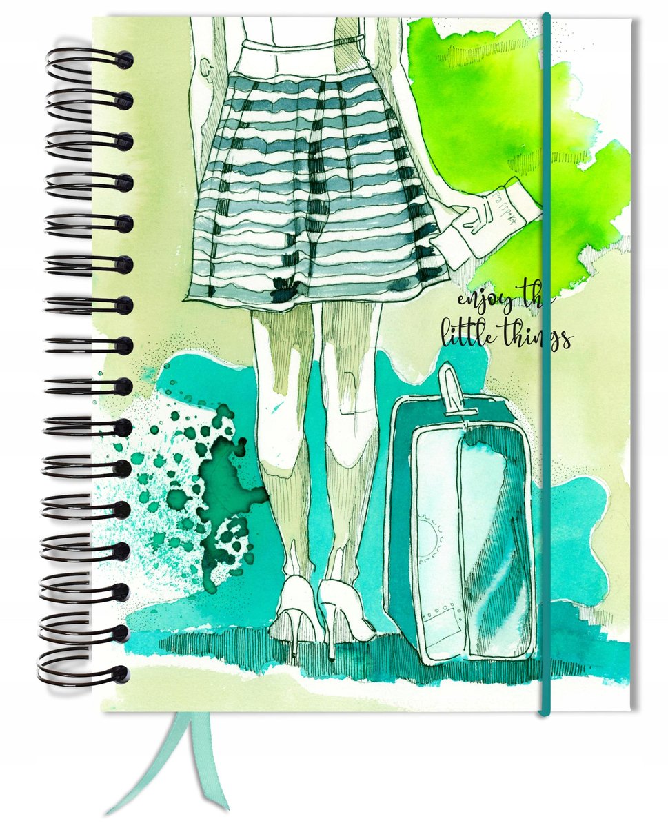 Bullet journal 180 stron notatnik zeszyt A5 kropki pamiętnik