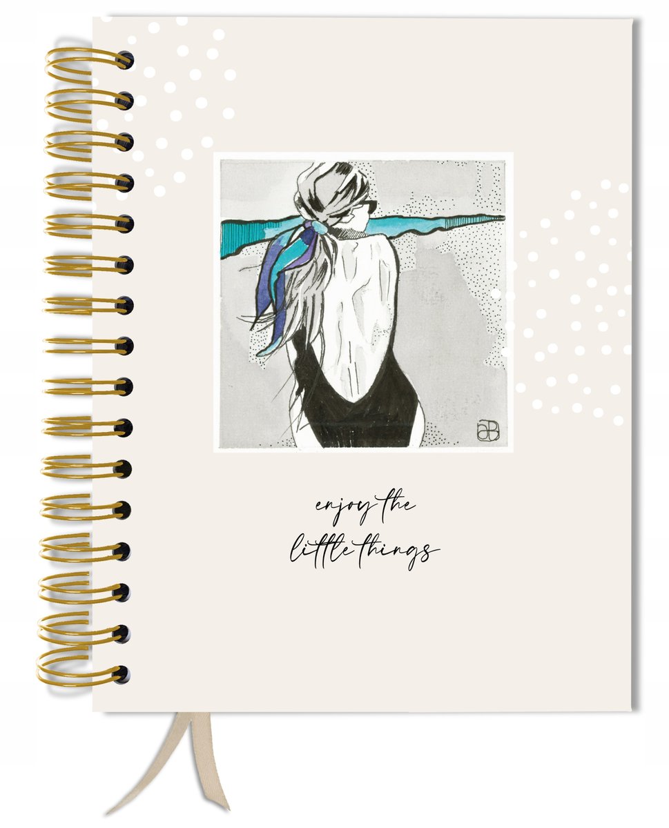 Bujo Bullet journal 180 stron zeszyt A5+ w kropki pamiętnik