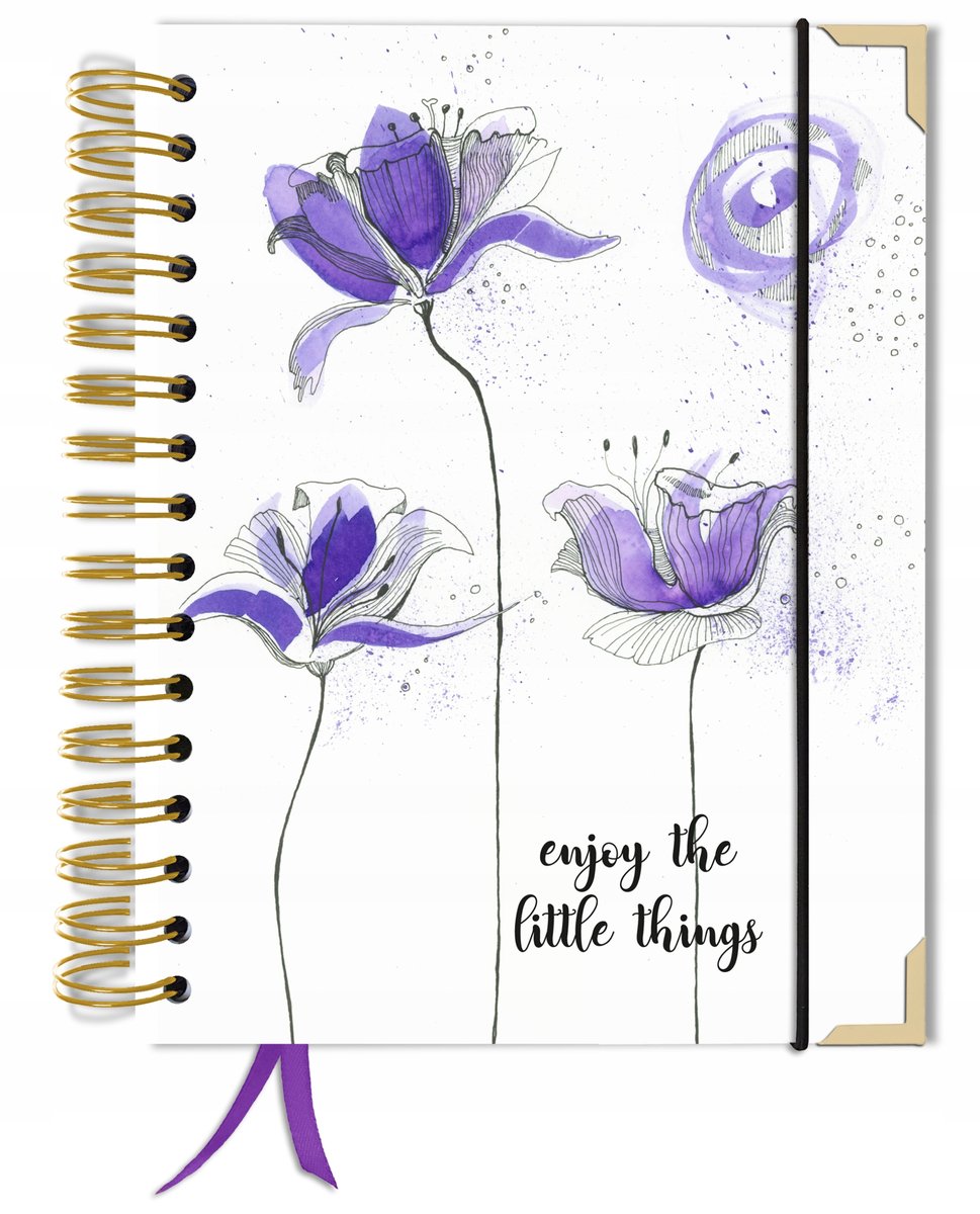 Bullet journal 180 stron notes planer zeszyt A5+ w kropki