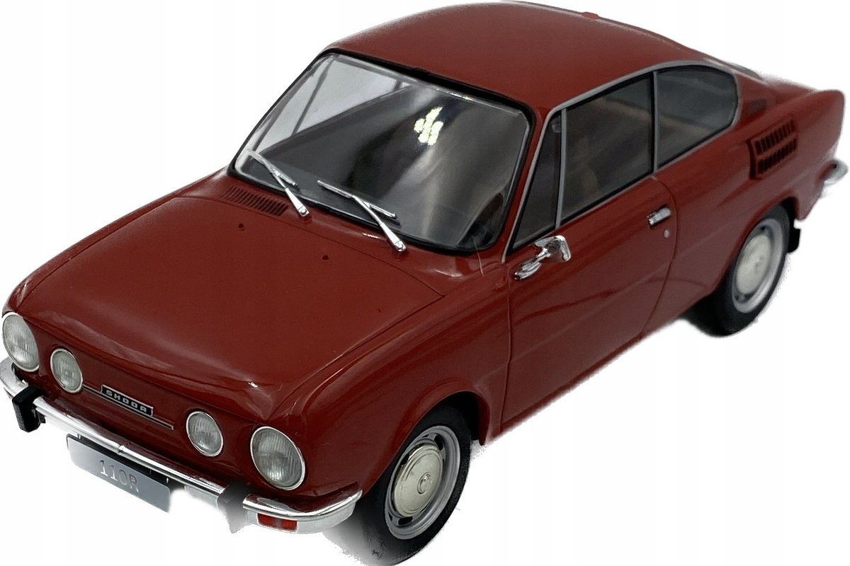 Skoda 110R 1970 red model 1:24 WhiteBox 124185