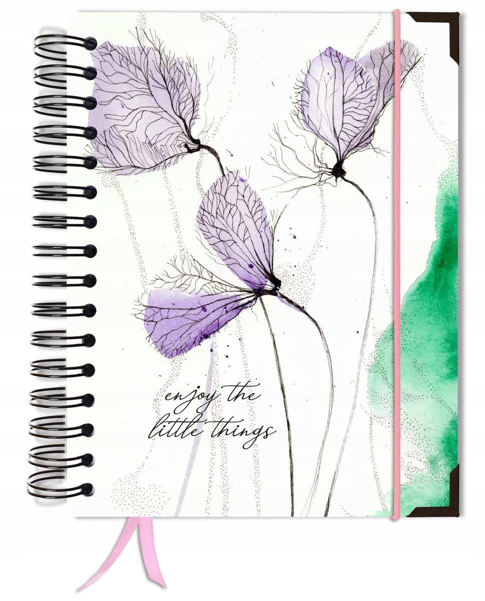 Bujo Bullet journal 180 stron zeszyt A5+ w kropki pamiętnik