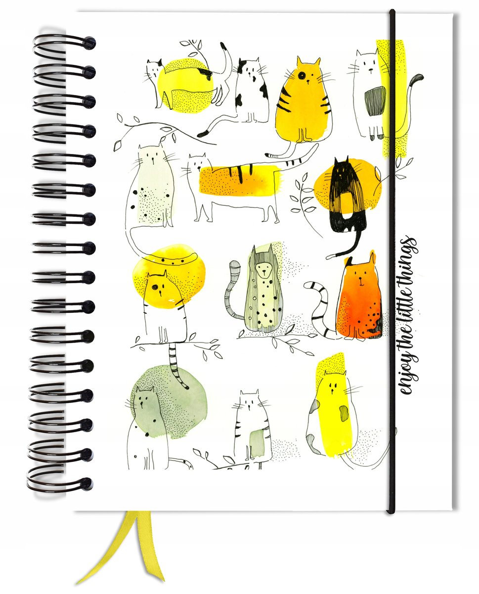 Bullet journal 180 stron notatnik zeszyt w kropki A5+ notes