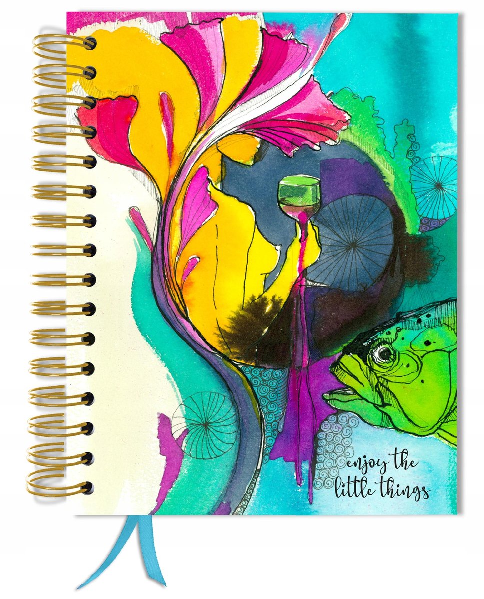 Bujo Bullet journal 180 stron zeszyt A5+ w kropki pamiętnik