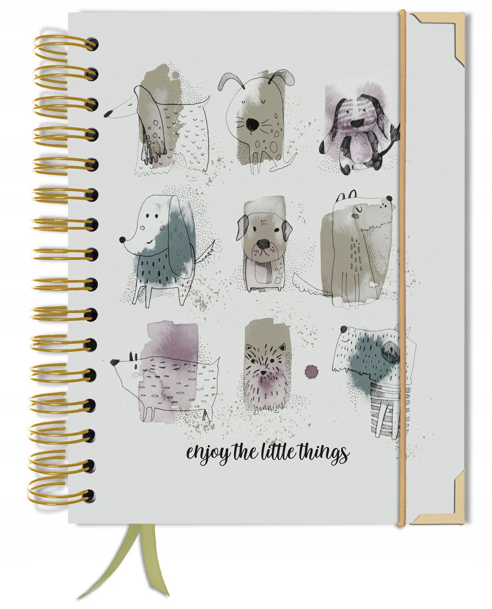 Bullet journal 180 stron notatnik zeszyt A5 kropki pamiętnik