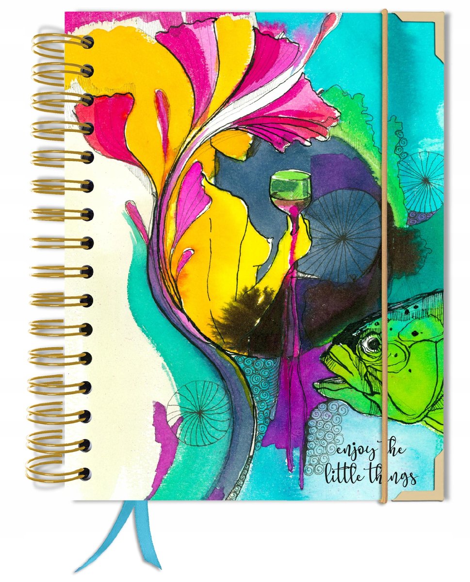 Bujo bullet 180 stron journal 180 stron zeszyt A5+ w kropki pamiętnik