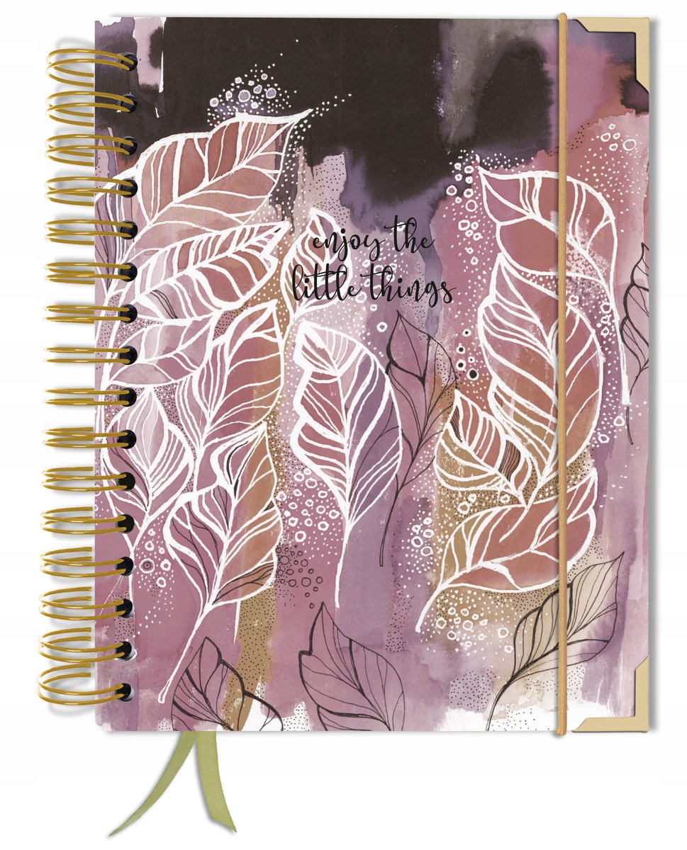 Bujo Bullet journal 180 stron zeszyt A5+ w kropki pamiętnik