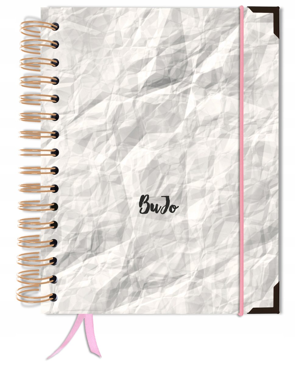 Bujo Bullet journal 180 stron zeszyt A5+ w kropki pamiętnik