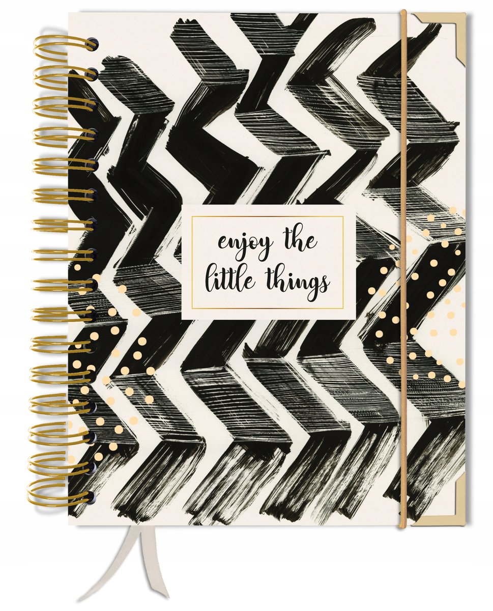Bujo Bullet journal 180 stron zeszyt A5+ w kropki pamiętnik