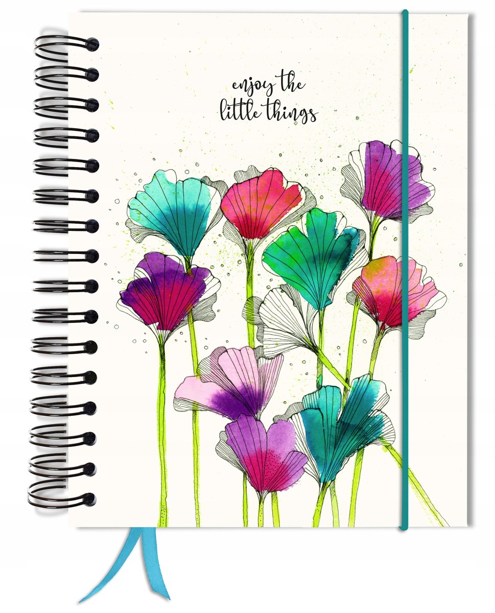 Bujo bullet 180 stron notatnik A5+ kropki pamiętnik gumka