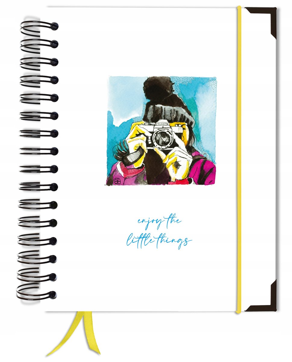 Bullet journal 180 stron notatnik zeszyt A5 kropki pamiętnik