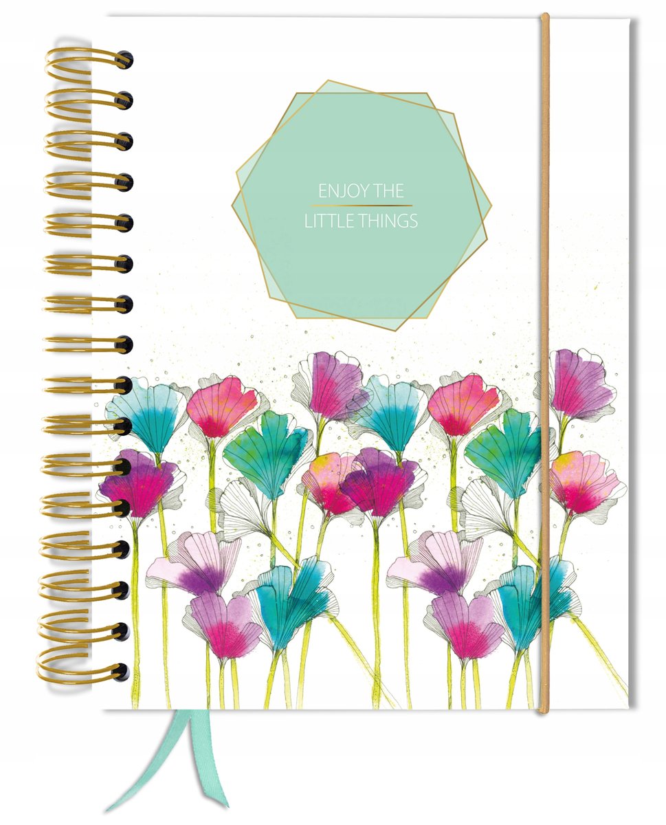 Bullet journal 180 stron notatnik zeszyt A5 kropki pamiętnik