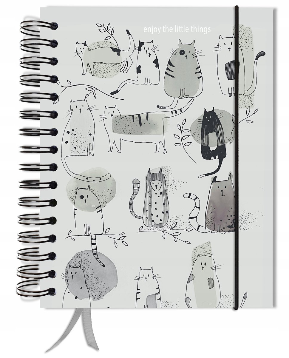 Bullet journal 180 stron notes planer zeszyt A5+ bujo kropki