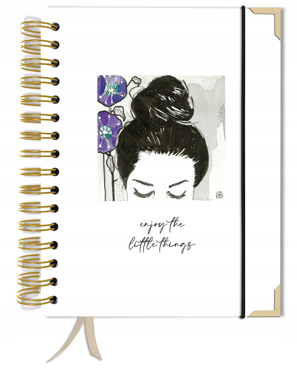 Bujo Bullet journal 180 stron zeszyt A5+ w kropki pamiętnik