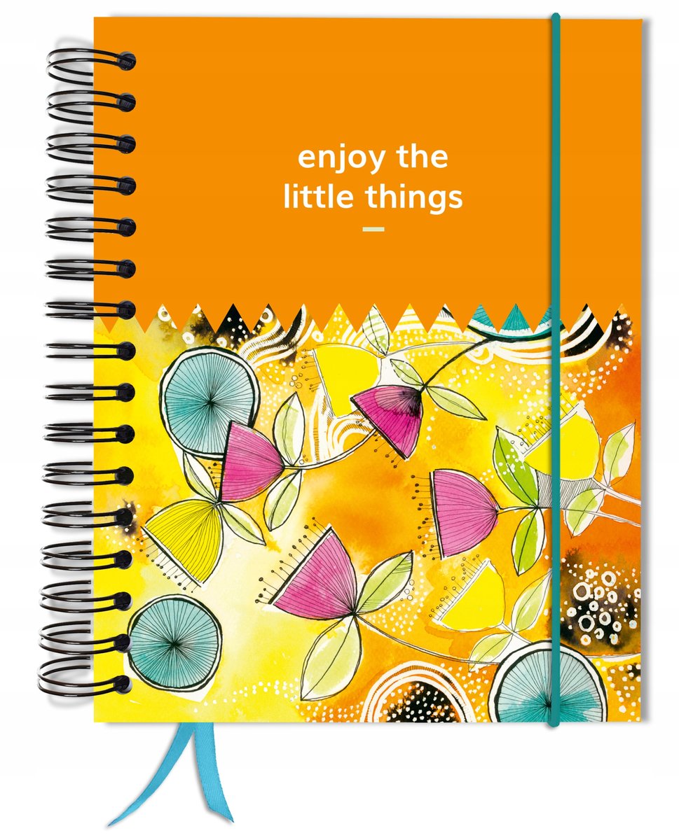 Bujo bullet 180 stron notatnik A5+ kropki pamiętnik gumka