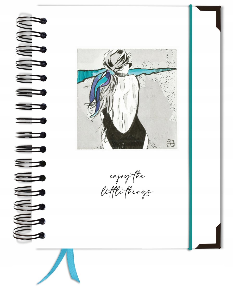 Bullet journal 180 stron notatnik zeszyt w kropki A5+ notes