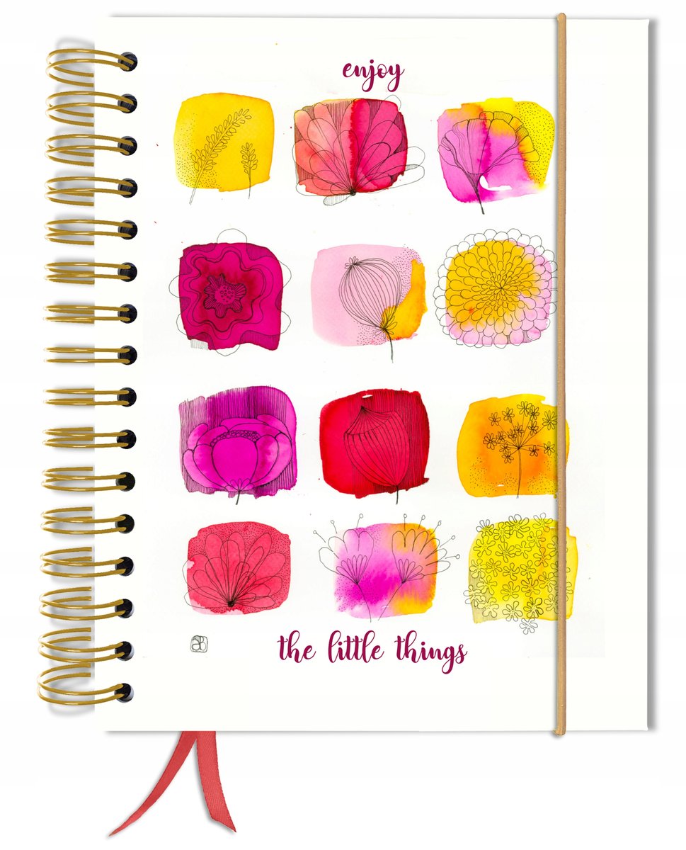 Bujo bullet 180 stron notatnik A5+ kropki pamiętnik gumka