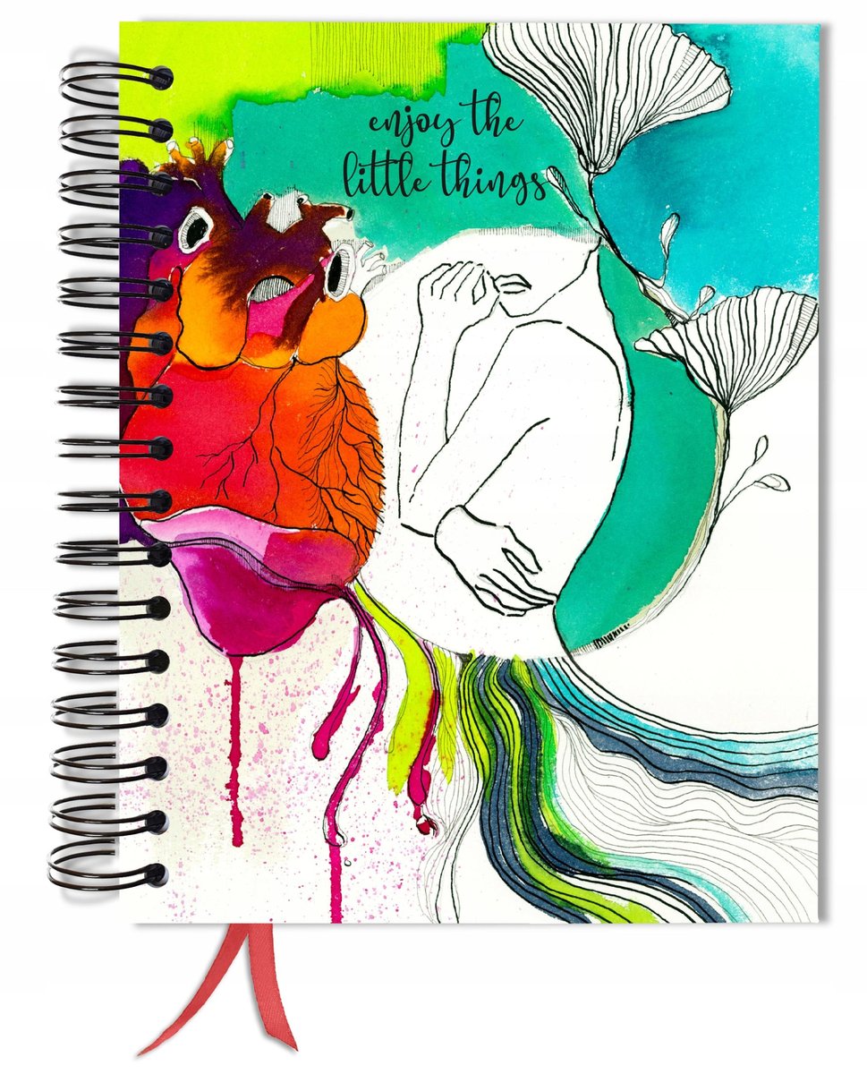 Bullet journal 180 stron notatnik zeszyt w kropki A5+ notes