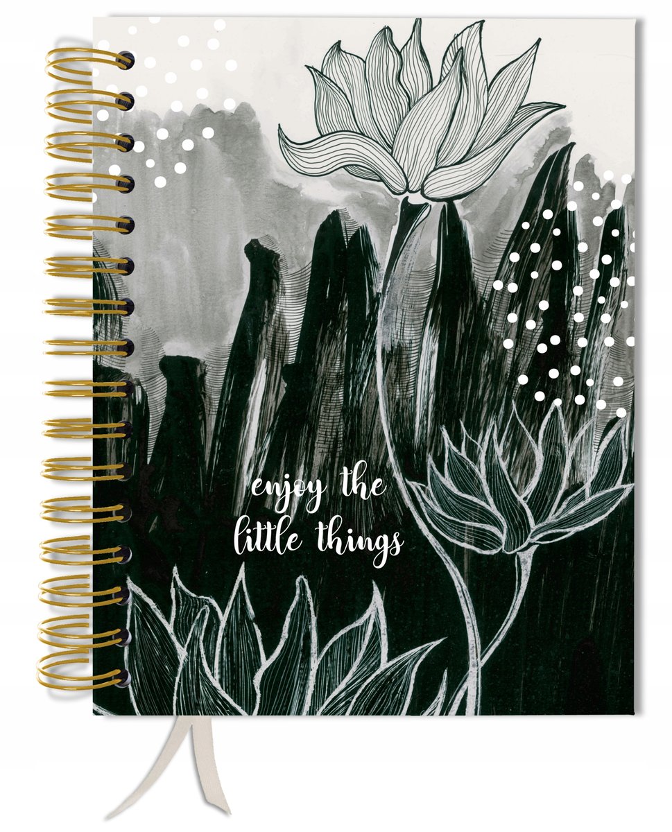 Bullet journal 180 stron notes planer zeszyt A5+ w kropki