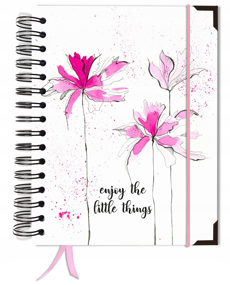 Bullet journal 180 stron notes planer zeszyt A5+ w kropki