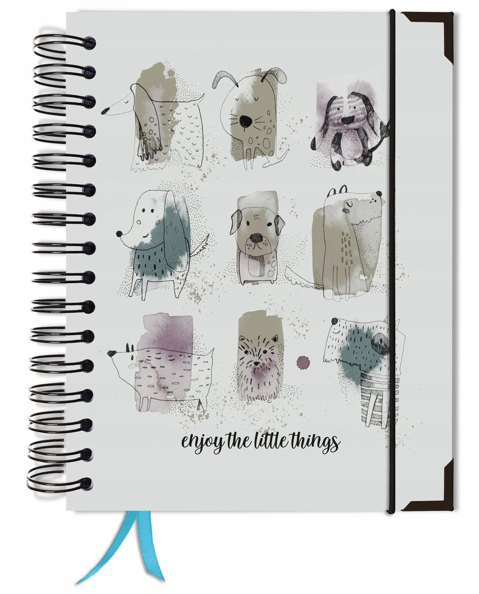 Bullet journal 180 stron notatnik pamiętnik A5 kropki zeszyt