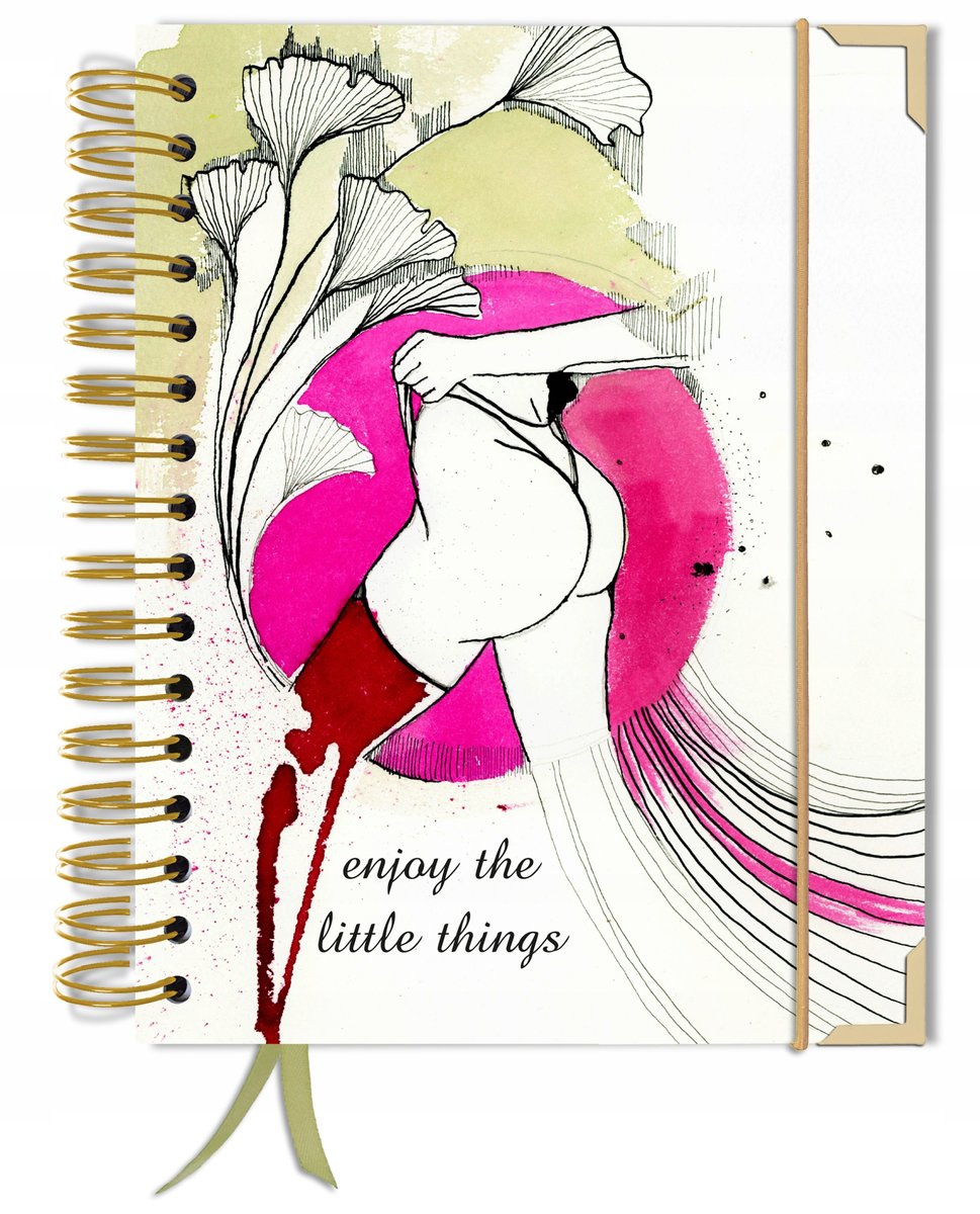 Bullet journal 180 stron notes planer zeszyt A5+ w kropki