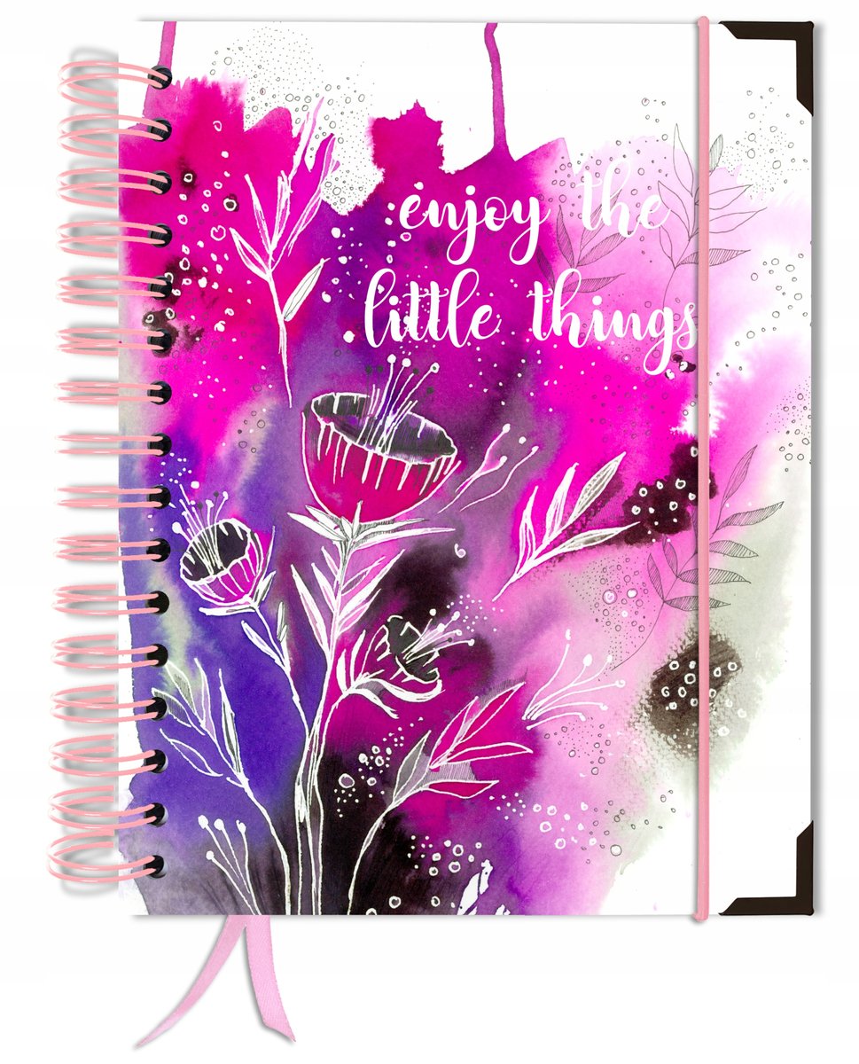 Bullet journal 180 stron notes planer zeszyt A5+ w kropki