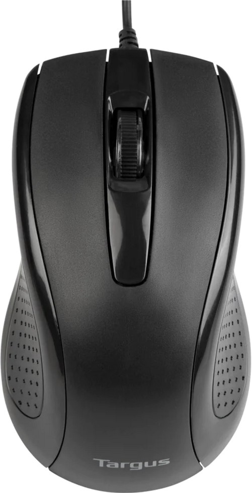 Targus Optical Antimicrobial Wired Mouse Czarny (AMU81AMGL)
