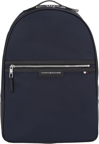 Tommy Hilfiger Męski TH Urban nylonowy plecak, niebieski (Space Blue), jeden rozmiar, niebieski (Kosmiczny Błękit), rozmiar uniwersalny