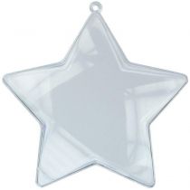 Titanum Dekoracje plastikowe gwiazdy 105 mm 6 szt.