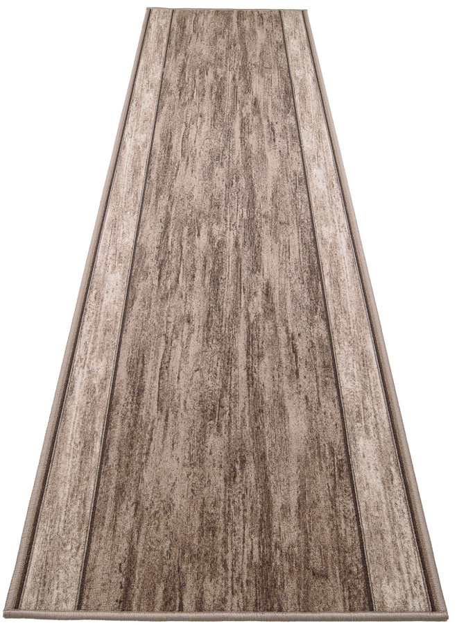 Klasyczny elegancki chodnik dywanowy taupe H3-F93