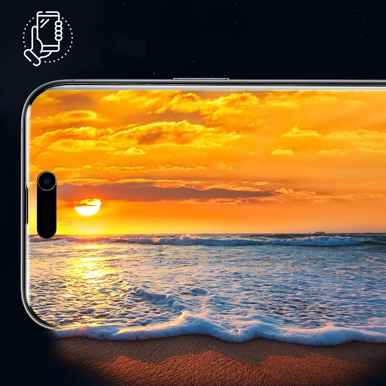 Folia Hydrożelowa do iPhone 15 Pro ochronna na telefon na ekran Alogy Hydrogel Film