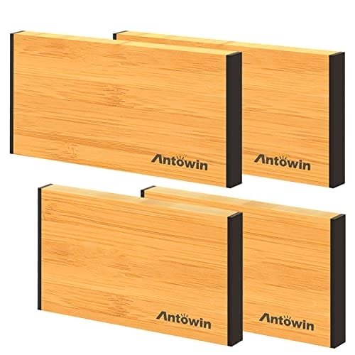 Antowin Separator Do Szuflad Regulowany Bambus 4 Sztuki