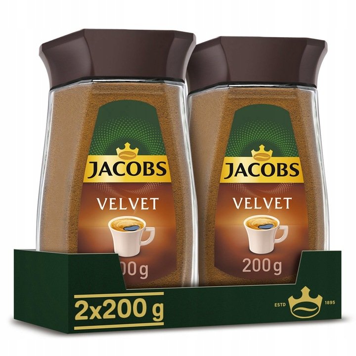 Kawa rozpuszczalna Jacobs Velvet zestaw 2x 200g