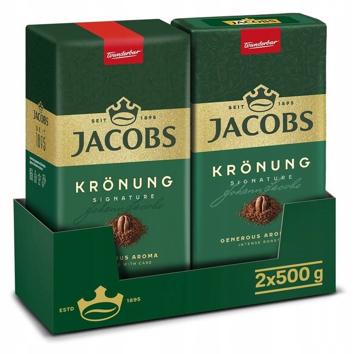 Kawa mielona Jacobs Kronung zestaw 2x 500g ( 1 kg )