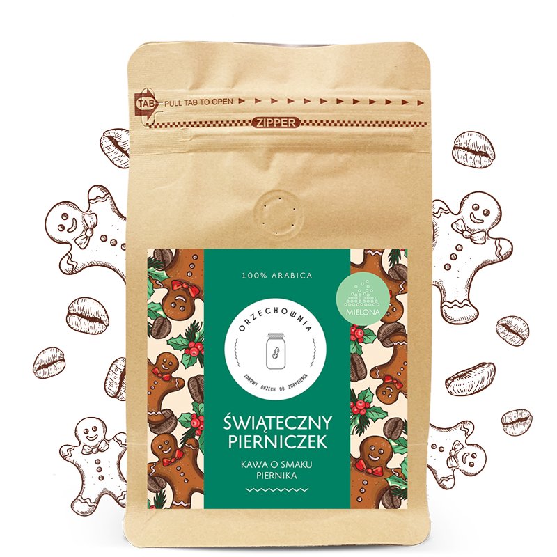 ORZECHOWNIA Kawa o smaku piernika mielona, 200g