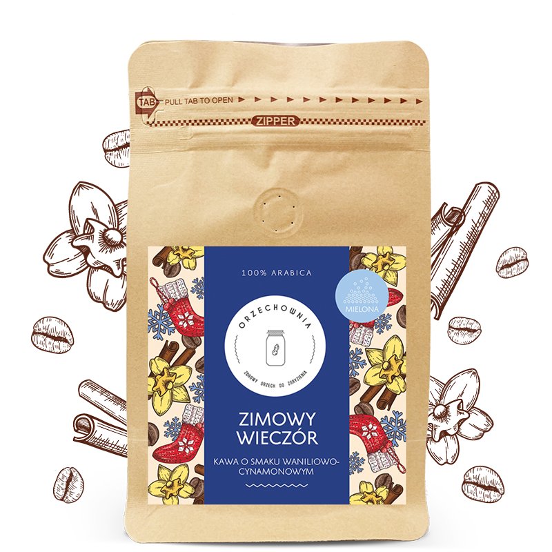 ORZECHOWNIA Kawa Zimowy wieczór mielona, 200g