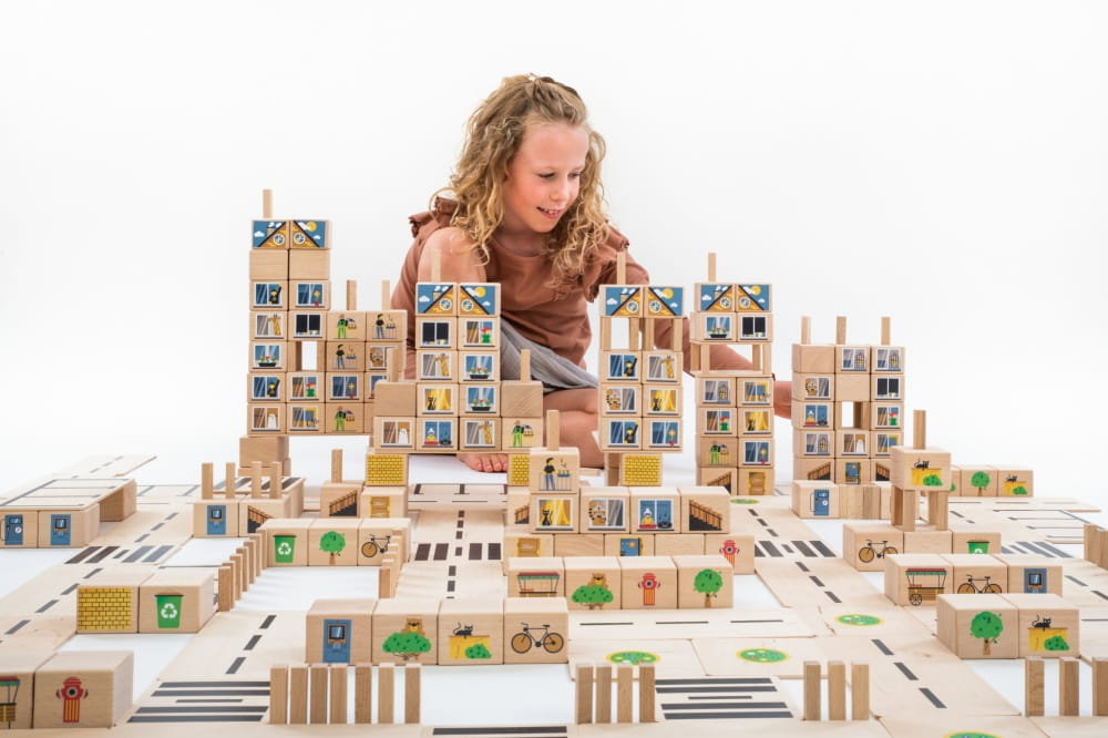 Just Blocks City Duży Zestaw