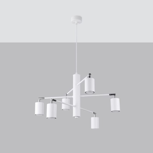 Lemmi lampa wisząca 6xGU10 biała SL.1206