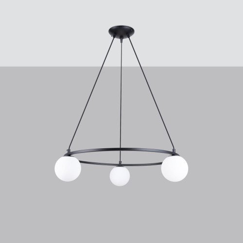 Yoli lampa wisząca 3xG9 czarna SL.1213