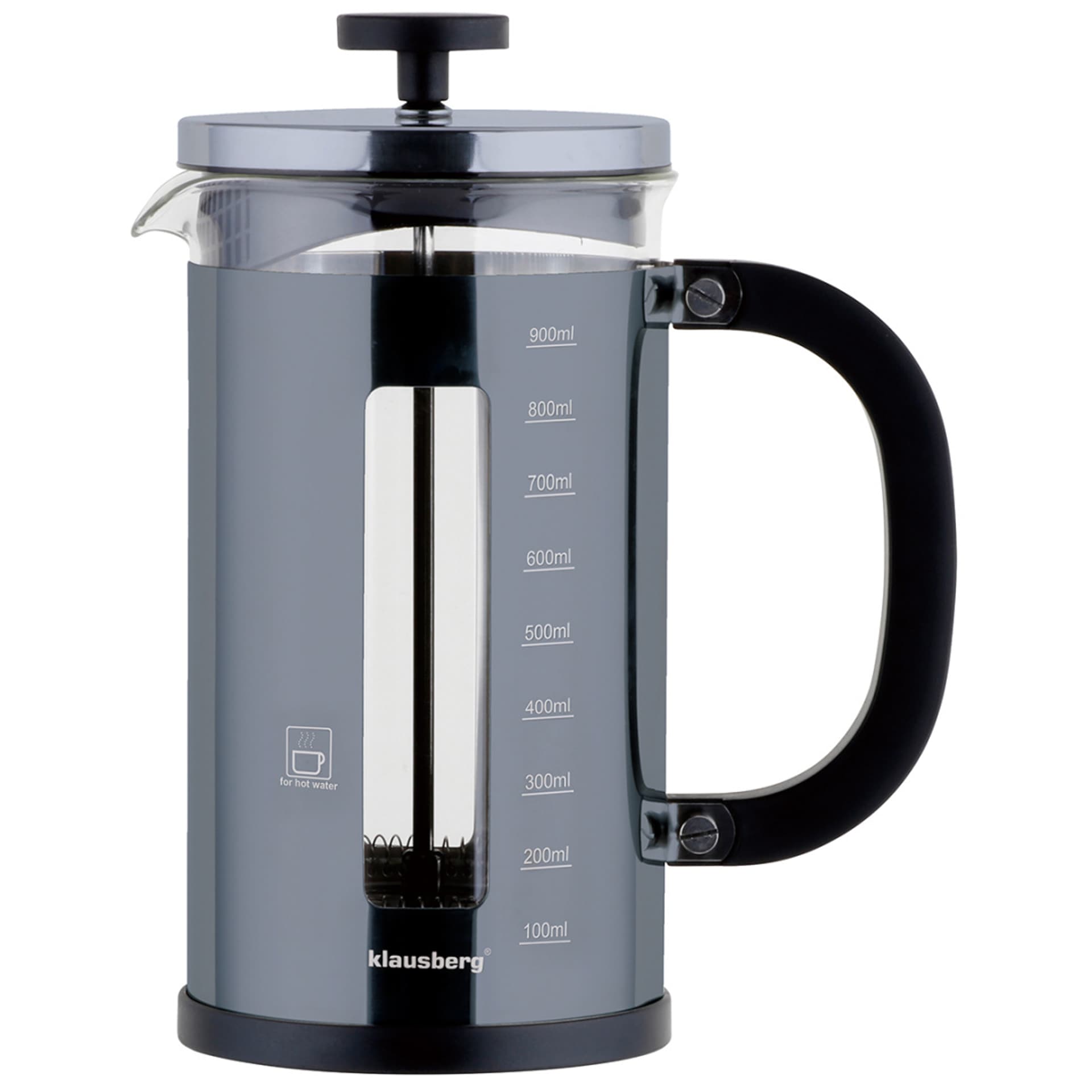 SK ZAPARZACZ DO KAWY I HERBATY 1.0L FRENCH PRESS KLAUSBERG KB-7704 emix