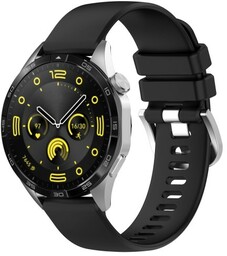 Bizon Pasek Strap Watch Silicone Pro do Huawei Watch GT 4 46 mm, czarny
