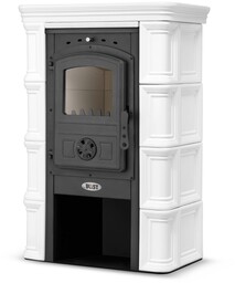 Piec kominek kaflowy ELBE ivory by HIGHER o mocy 12 kW
