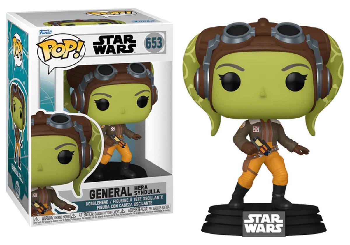 Funko POP! Star Wars, figurka kolekcjonerska, General Hera Syndulla, 653