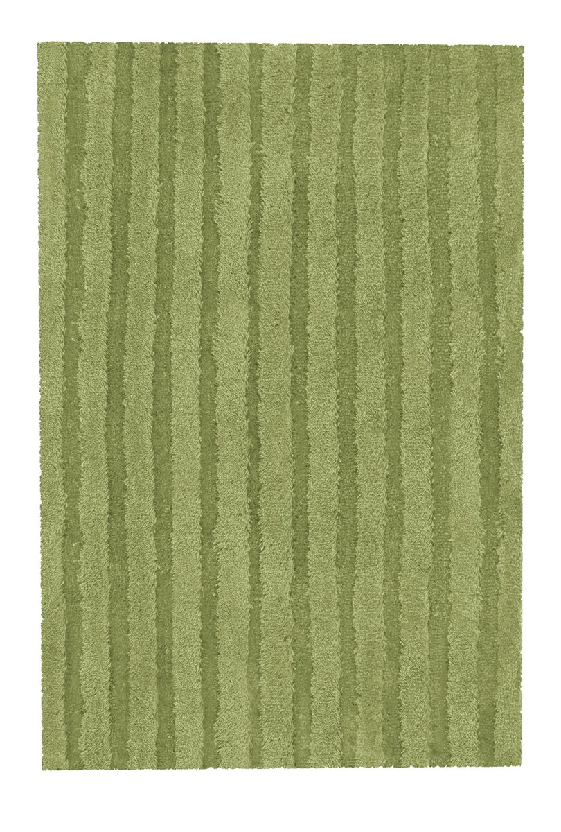 Kleine Wolke Cord Dywanik łazienkowy Dill Zielony 60x100 cm